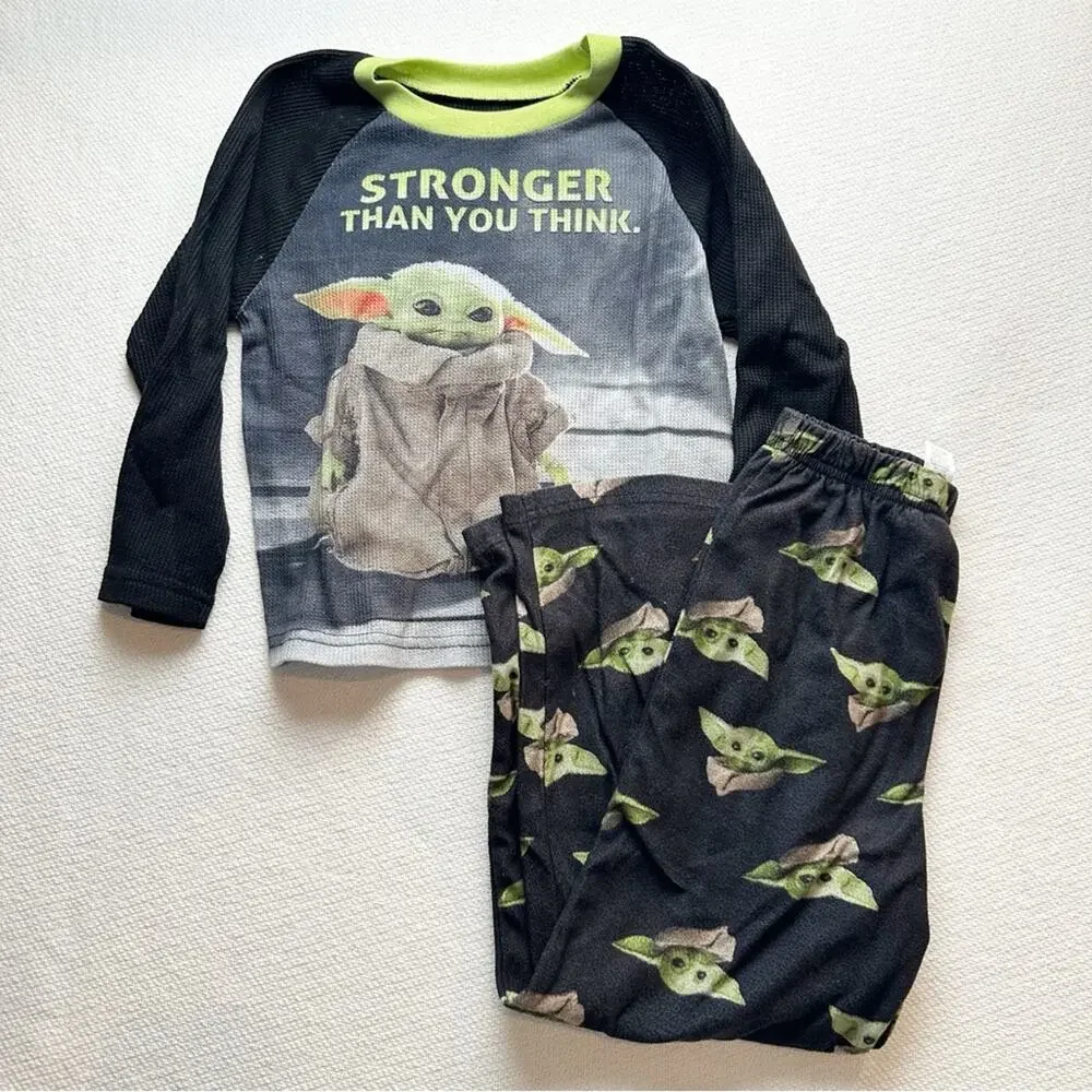 Star Wars Black and Green Kids Pajama Set
